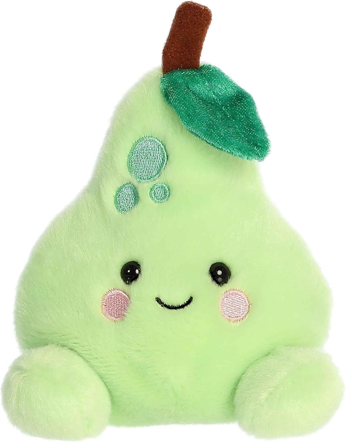 Aurora Adorable Palm Pals Bartlett Pear  Pocket Size Stuffed Toy - Collectable Fun 